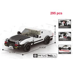 Technical Speed Car MOC City Vehicle Racing Car Rally Building Blocks Bricks Set Retro Ornament Diy Toys For Adults Gifts
