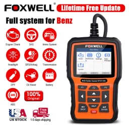 FOXWELL NT510 Elite OBD2 Scanner All System SAS DPF BRT 30+ Reset Bi-Directional Test Code Reader Auto Car Diagnostic Tool PK NT