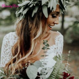 Two Pieces Boho Wedding Dress 3/4 Long Sleeves A-Line White Ivory Lace Princess Beach Bride Wedding Gowns