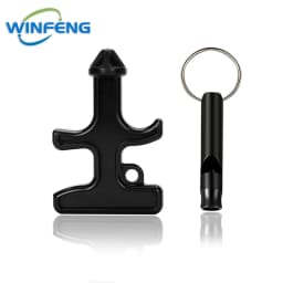 Strong Nylon Self Defense Supplies Self-defense Stinger Duron Drill Protection Tool Key Chain for Womens Self Defence