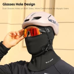 WEST BIKING Winter Warm Bicycle Balaclava Hat Full Face Windproof Bike Mask Caps Climbing Skiing Cycling Fleecr Cold-proof Hat