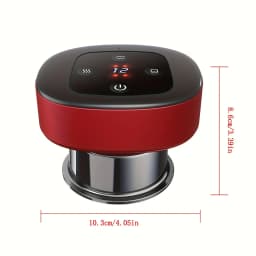 Smart Vacuum Cupper Body Cupping Scraping Massager Electric Heated Suction Cup Device Back Neck Arm Massager Relieve Fatigue