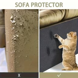 Cat Scratching Mat Self-Adhesive Interactive Pet Cat Climbing Mat Wall Replacement Scratch Pad Furniture Edge Protective Sticker