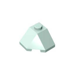Gobricks GDS-802 ROOF TILE 2X2X1 45 DEGR.-BOT.45DEGR. compatible with lego 13548 children's DIY Educational Building Blocks Tech