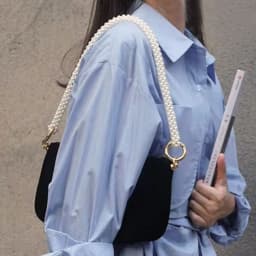 Pearl Bag Strap Shoulder Bag Chain Bag Chain Bags Straps Replacement Handles Purse Belts Beaded Handbag Belt Bags Accessories