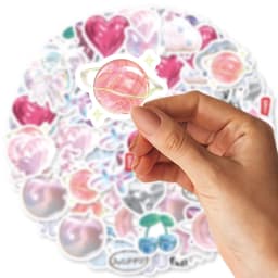 46pcs Love Balloon Cute Graffiti Stickers Decorated Notebook Water Cup Diary Suitcase Guitar Classic Toy Scrapbook DIY Decal