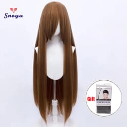 Snoya 100cm Synthetic Fluffy Corn Perm Cosplay Wig Pink Red Blue Purple Anime Party Long Wig for Women
