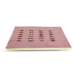 Hundred Positon Ring Display Mat Ring Storage Props Jewelry Tray Inner Liner Jewelry Box Insert Pad DIY Sponge Mat 33.5*22.5*1cm