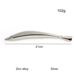 1/5/10PCS K Gold 21/27CM Fish Shape Metal Bag Handle Frame For Wristband Handbag Handles Purse Shoulder DIY Bags Accessories