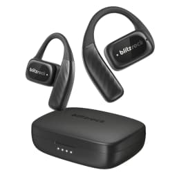 BR-CT3 Open Ear Earbuds bluetooth V5.4 Earphones Air Conduction Earhook Enhanced Bass 4 Mics Clear Calls App Control Earphones