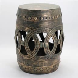 European silver ceramic drum porcelain shoe changing ceramic pier guzheng bathroom stool, ottoman ed