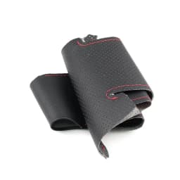 Hand Braid Car Steering Wheel Cover For Mercedes Benz W176 W246 W205 C117 C218 X218 W213 X156 X253 W166 X166 W447 Leather Trim