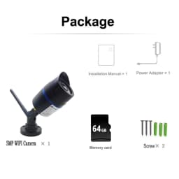1080P 5MP Security Protection Wifi Camera Video Surveillance HD Wireless Cctv IP Waterproof Audio Infrared ONVIF JIENUO