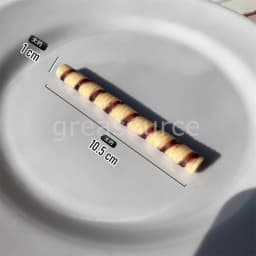 Crispy Egg Roll Corn Chocolate Bag, Same Cake, Ice Cream, Waffle Decoration Accessories, DIY Cream Display Props, Food Play