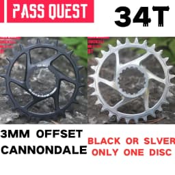 Pass Quest For CANNONDALE si ss 0mm 3mm Offset Bike Chainwheel 28T 30T 32T 34T 36T 38T 40T 42T bicycle Chainrings mtb Bike parts