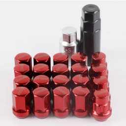 RAYS 17HEX Anti-Theft Security Steel Car Wheel Rims Lock Lug Nuts Closed End Nut 20pcs/set
