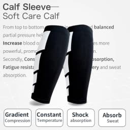 1Pcs Calf Compression Sleeves for Men and Women - Leg Compression Sleeve - Calf Brace for Running, Basketball, Cycling, Travel