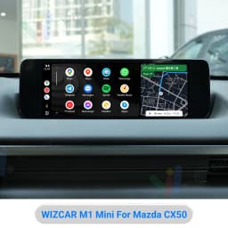 For MAZDA CX50 CX5 CX30 WIZCAR M1 Mini | Wireless Android Auto Google Waze Maps Spotify Music Navigation For Android Phone Use