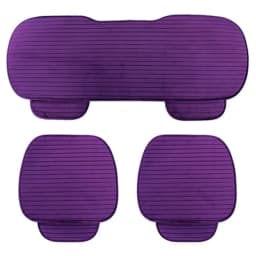 Warm Car Seat Cover for Front Rear or Full Set Flocking Chair Protector Seat Cushion Pad Mat Non Slide Auto Universal
