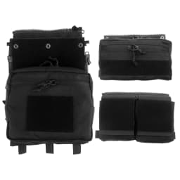 LV119 Tactical Vest Plate Carrier Backpack Assault Back Panel Core for Mag/Map/Water Storage Large Pouch Hunting Airsoft Gear