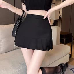 Summer Sexy Ruffle Wrap Hip Skirts for Women Fashion High Waist Slimming Short Skirt Ladies Simple Commute Tierred Skirts Female