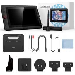 XPPen Artist 12 Pro 11.6 Inch Pen Display Graphics Digital Drawing Tablet Monitor Animation Art 3D Modeling Online Education