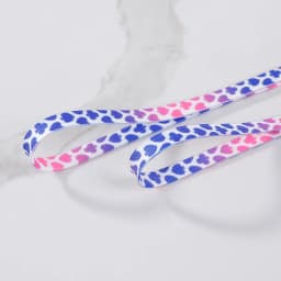 1 Pair Flat Plum Printed Shoelaces, Color‑Matching Pattern Shoestrings, Unisex Sports Casual Replacement Shoe Laces for Sneakers
