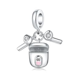 925 Sterling Silver Western Cowboy Boots Hobby Series Pendants Bracelet Charms Fit Jewelry Party Beads DIY Fine Gifts Accessory