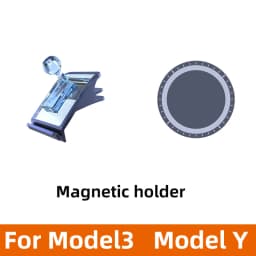 TEEQ Car Phone Holder for Tesla Model3 Y Center Console Air Outlet Adjustable Magnetic Car Phone Support Frame Accessories