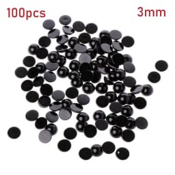 100/500 Pcs Black Safe Plastic Eyes Doll Eyes for DIY Dolls Making Toys Bear Eye Amigurumi Doll Accessories