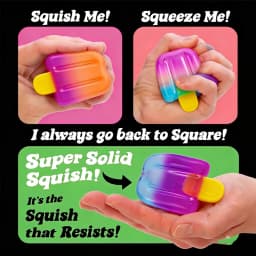 Needoh Schylling Duang Cube Sensory Toy, Gradient Popsicle Stress Relief Cube, Calms Anxiety, Boosts Focus & Aids ADHD