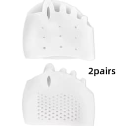 1 Pair of Gel Toe Protectors for the Forefoot, Featuring Breathable Honeycomb Design, Soft Silicone Socks, Specially Designed for Comfort, Suitable for Both Men and Women.