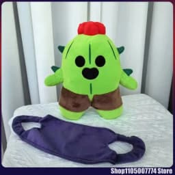New Cartoon Wilderness Brawl Spike Doll Surrounding Plush Dolls Game Characters Children Room Decoration Birthday Gift