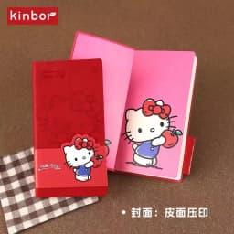 Knibor A7 Portable Pocket Grid Notebook Kinbor Mini Planners Hand Journal Kawaii Small Notepad Travel Diary Student Stationery