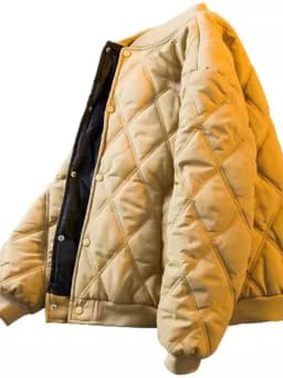 Thickened Fleece Baseball Style Men's Jacket Outdoor Casual Autumn Winter Windproof Warm Polyester Fabric Long Sleeve Coat