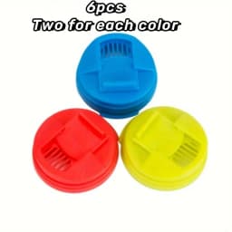 3/6pcs Beverage Can Cover Reusable Plastic Soda Cola Sealing Lids Standard Size Leakproof Can Protectors Drinkware Accessories