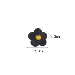 10pcs Small Flower Patches Iron On Embroidered Clothes Applique Diy Bag Hat Shoes Motif Stripes Clothes Accessories Badge