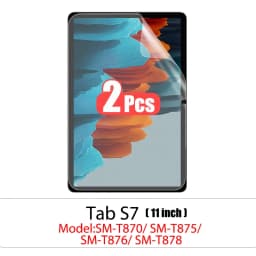 2pcs Pet Screen Protector For Samsung Galaxy Tab S7 Fe S9 Fe A9 Plus S6 Lite S7 S8 S9 A8 Plus Protective Clear Film No Glass