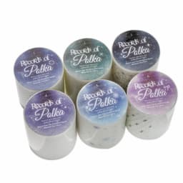 Journal GO 5cmx2m Polka Dot Washi Tape Rainbow Decorative Masking Tape for DIY Scrapbooking, Journaling, Gift Wrapping