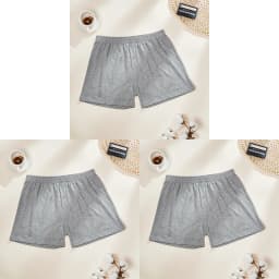3PCS Cotton Soft Aloe Pants Breathable Comfortable Men's Underwear Home Leisure Loose Men's Panties Soft Seamless Boxer Briefs