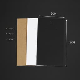Earring Cards with Bags 50pcs Earring Display Cards 50pcs Self-Seal Bags Kraft Paper Tags Necklace Display Cards for DIY Jewelry