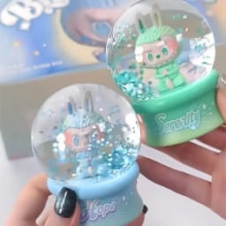 Original Pop Mart The Monsters Labubu V3 Big Into Energy Series Crystal Ball Blind Box Mystery Box Ornaments Girl Birthday Gifts