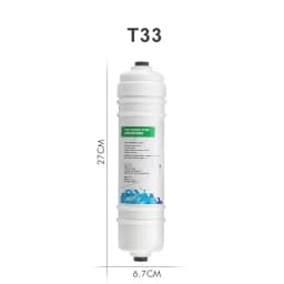 Waternoble 10 Inch Water Filter Replacement Activated Carbon Filter for Chlorine Removal Water Purification & Reverse Osmosis