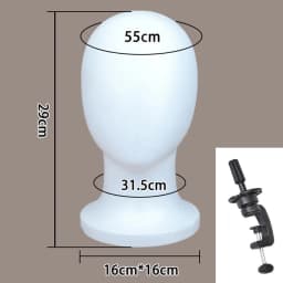 Female Mannequin Head Polystyrene Foam Hat Glasses Display Hat Wig Display Stand Rack Mannequin Manikin Head Model
