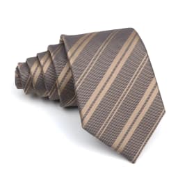 Men's Polyester 8cm Ties Vintage Navy Blue Striped Paisley Pattern Jacquard Weave Necktie Business Wedding Party Accessory Gift
