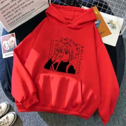 Hunter X Hunter Anime Hoodie for Men Women Kurapika Manga Sweatshirts Fleece Autumn Winter Gothic Harajuku Hooded Pullover