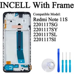 2201117TG 2201117SG Premium Lcd For Xiaomi Redmi Note 11 Display Touch Screen Digitizer Panel Assembly For Redmi Note 11S LCD