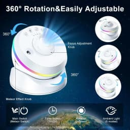 LED Night Light Galaxy Star Projector 4K HD 13 IN 1 Planetarium Projector 360° Rotation For Bedroom Decor Children Gift