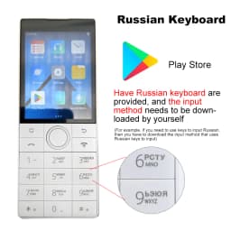 Qin F22 Touch Screen No Camera Wifi 2.8 Inch 16GB/32GB MTK6739 Bluetooth 1700mAh Battery 480*640 Smart Global Version Play Store