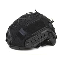 1 PC Tactical Helmet Cover for Fast MH PJ BJ Helmets Fast Helmet Protector Elasticated Cord (Helmet Not Included)